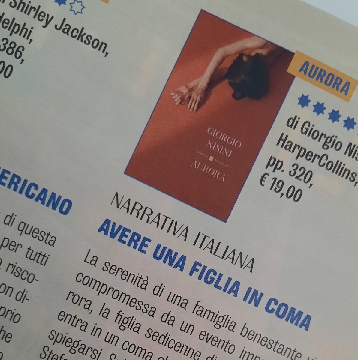 Aurora su Famiglia Cristiana. Grazie a Roberto Carnero per la recensione <a href="/harpercollinsIT/">HarperCollins Italia</a>  <a href="/fam_cristiana/">Famiglia Cristiana</a> 

#labellaaddormentata #romanzi #libri #narrazione #lampadine #aurora