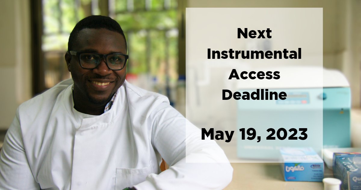Seeding Labs (@seedinglabs) on Twitter photo ⏰ The next #InstrumentalAccess deadline is May 19!
Be sure to:
📄 Apply for Instrumental Access equipment here: bit.ly/applytoia
📢 Tell a friend or colleague about the opportunity
✉️ Reach out to our team at application@seedinglabs.org with any questions ⏰ The next #InstrumentalAccess deadline is May 19!
Be sure to:
📄 Apply for Instrumental Access equipment here: bit.ly/applytoia
📢 Tell a friend or colleague about the opportunity
✉️ Reach out to our team at application@seedinglabs.org with any questions