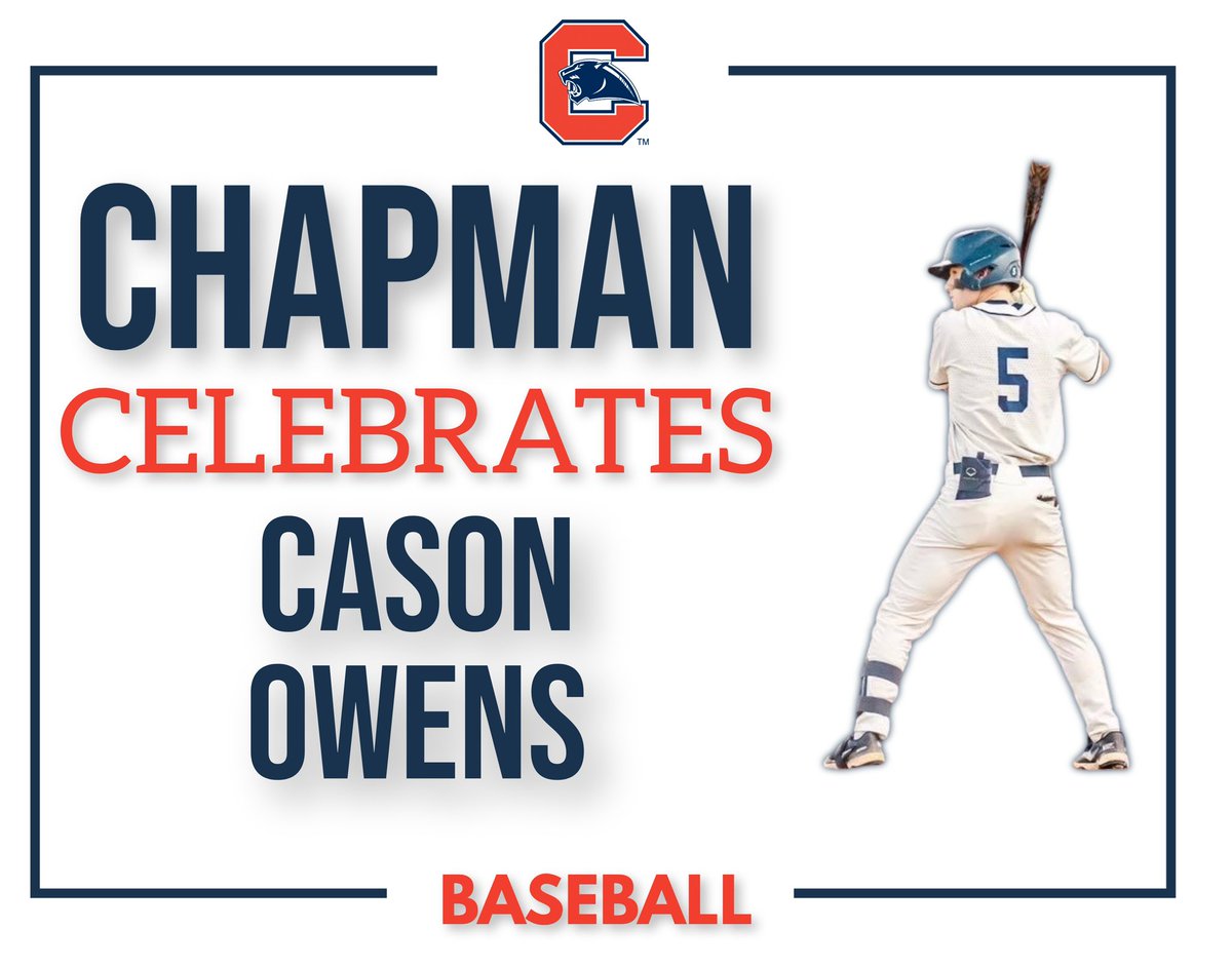 Chapman Athletics (@chs_athldept) on Twitter photo Congrats to Cason Owens on signing to play baseball at USC Sumter! (<a href="/USCSumterBSE/">USC Sumter Baseball</a>) Congrats to Cason Owens on signing to play baseball at USC Sumter! (<a href="/USCSumterBSE/">USC Sumter Baseball</a>)