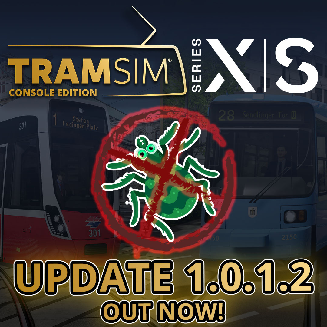 viewapp_gaming's tweet photo. New update for #TramSim: The Xbox Series bug that prevented exiting the driver's cab has been fixed! You can now enjoy all features. Thank you for your patience and support! https://t.co/Do7XOBxoLM