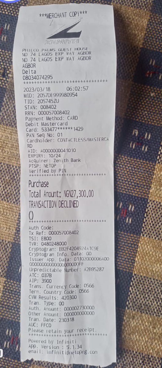efe_bevy's tweet photo. @Sterling_Bankng 
Below is the receipt of debit from my Atm on the 18th of march 2003, i have complain to the bank and nothing is done uptill now, pls try as possible to return my money back so as avoid break of low and order in your bank https://t.co/4tRFgEiNMk