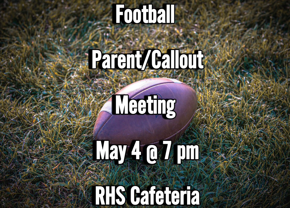This is for incoming grades 7-12 for the Fall of 2023. We will discuss Manchester Team Camp, the Discount Card Fundraiser, and Summer Workout Dates. Our goals that night are to sign everyone up for camp, get our fundraiser started, and give you important dates. <a href="/ZebraAD1/">Rochester Zebra AD</a>