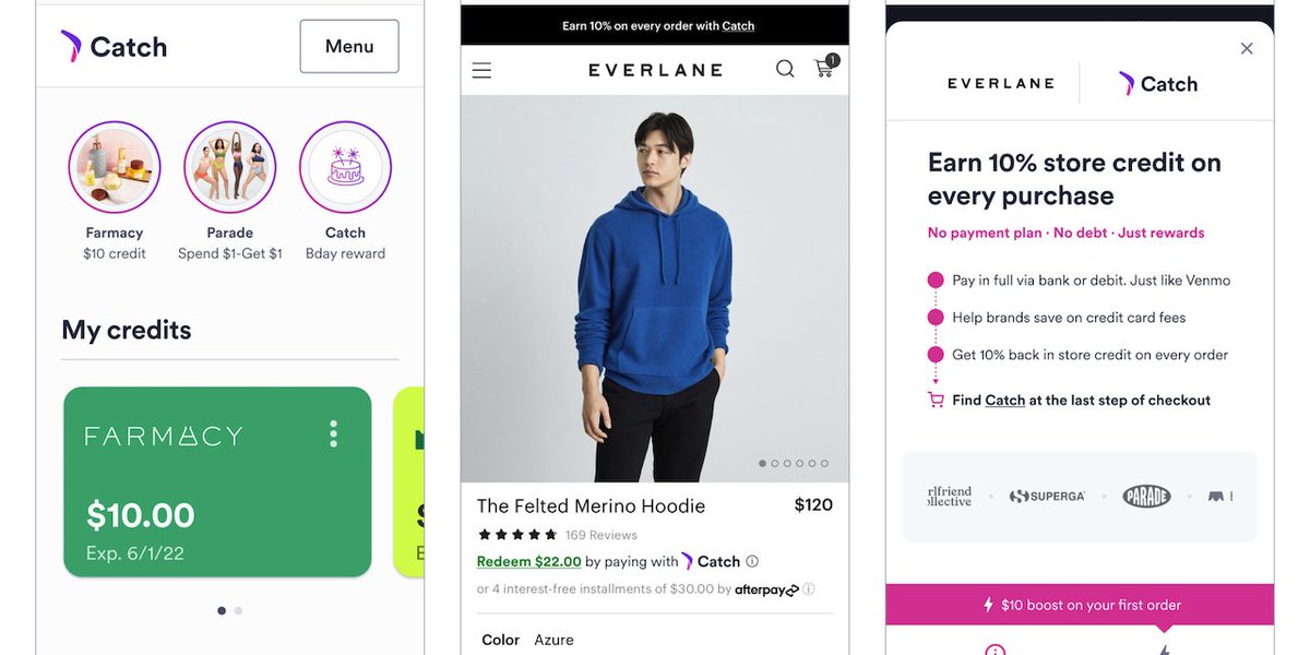 Younger shoppers transparent, tangible value, not more debt. Brands have an opportunity to grow loyalty by rewarding customers for using cheaper, healthier payment rails through Catch. Win-win. Thanks <a href="/modernretail/">Modern Retail</a> &amp; <a href="/gabrielabarkho/">gabriela barkho</a>  for the spotlight!

modernretail.co/technology/how…