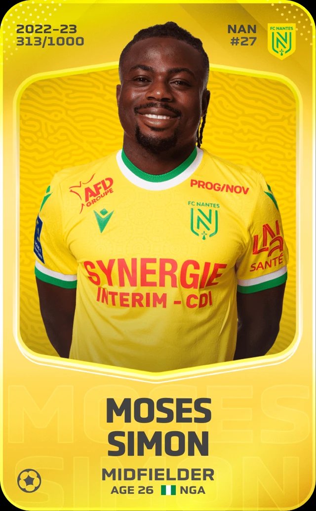 Concours Sorare 🎁

Moses Simon à gagner sur Twitter et Tomas Soucek sur Discord (voir bio) !

Pour participer :
- RT + Like ce tweet
- RT mon tweet épinglé 

⏰T.A.S le 03/05

#Sorare #Giveaway #NFTGiveaway
