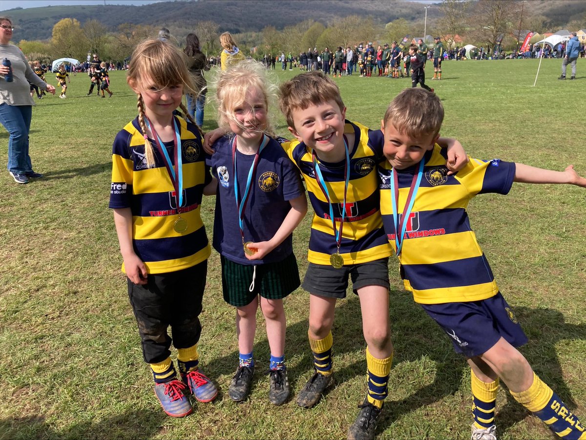 HighHamSports's tweet image. Great to see future rugby stars playing for club sides outside school! Well done to all our pupils who took part in the games at Cheddar RFC.