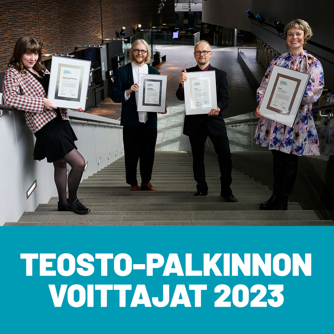 Paljon onnea, Teosto-palkinnon voittajat! 
Kuten raadin puheenjohtaja @ceciliadamstrom sanoi: Suomen musiikkielämän riemastuttava monipuolisuus ja korkea taso todellakin heijastui taas kerran tämän vuoden ehdokkaissa! Lue lisää: 