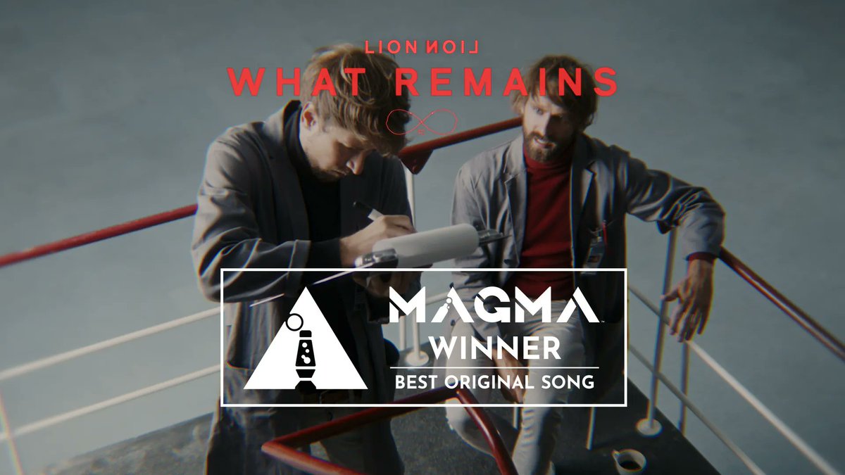 ReReMotion's tweet photo. Shoutout to LIONLION! Best Original Song for "What Remains" at @magmafilmfest! We are thrilled! 🙏🎼  // #magmafilmfest  #whatremains #lionlion #filmfestivals #winner #vfx #artist #musicvideo #timetravel #drama https://t.co/B4ckOkWwnY
