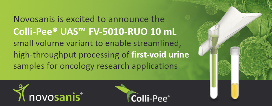 Novosanis's tweet photo. We are excited to share with you the latest addition to Novosanis' first-void urine collection devices - the Colli-Pee™ UAS™ 10mL device (FV-5010-RUO) for research use only.
Learn more here.
https://t.co/PvtGEf1PcE https://t.co/RfsxLNbPvV