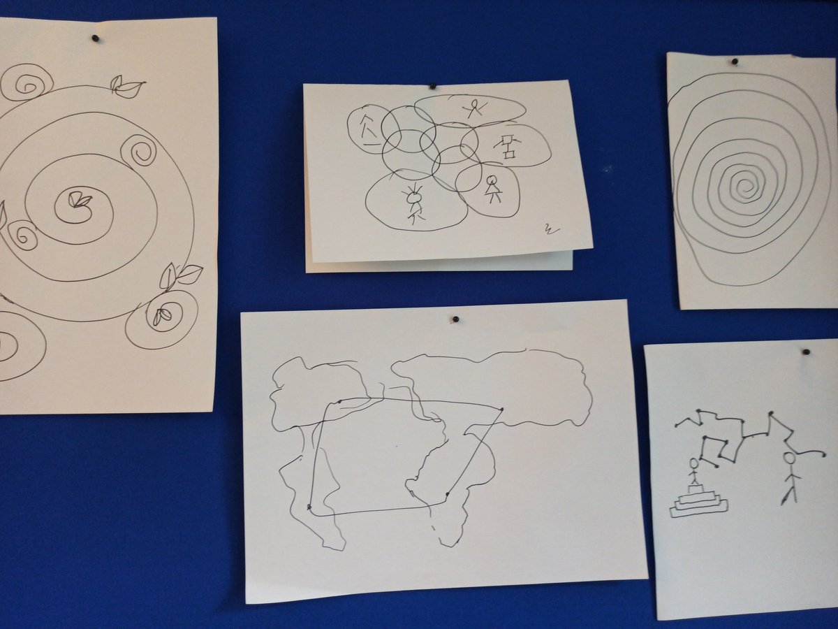 DesirableAI's tweet photo. Nikita Chiu from the University of Exeter shared their cross-cultural work with generative tools, including drawing, to help form AI ethics #desirableAI #ManyWorldsofAI https://t.co/k6noA5UbiY