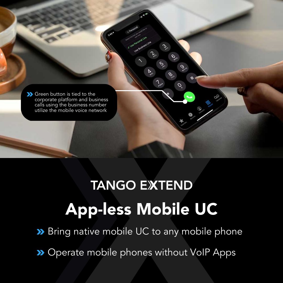 TangoNetworks's tweet image. Did you know that an estimated 80% of business calls have at least one caller on a mobile phone? But relying on mobile VoIP apps for business communications has major drawbacks: blog.tango-networks.com/deploying-mobi… 

#MobileUC #TangoExtend #BusinessCommunications #MobileCompliance #BYOD