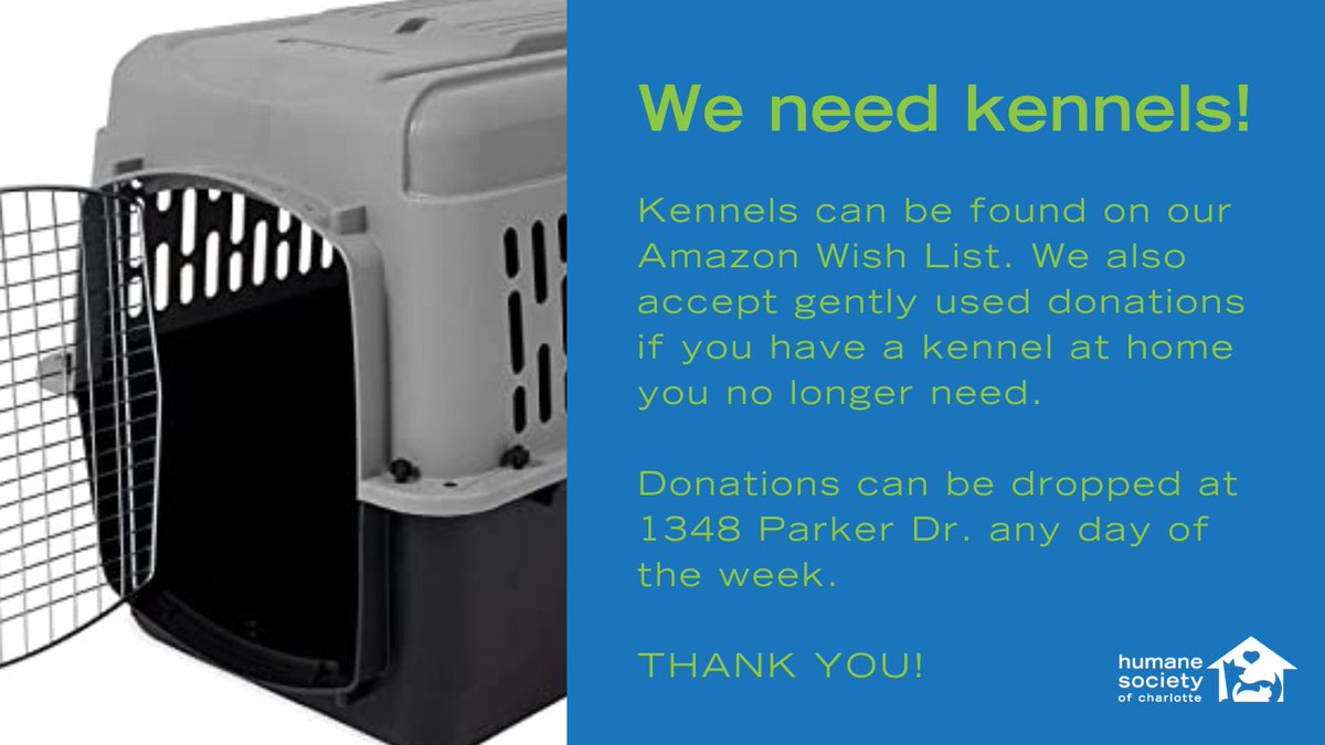 humanecharlotte's tweet photo. Hey Charlotte, we need your help!

Shop our Amazon Wish List here: https://t.co/GModzbWdRz https://t.co/WBows3x1RC