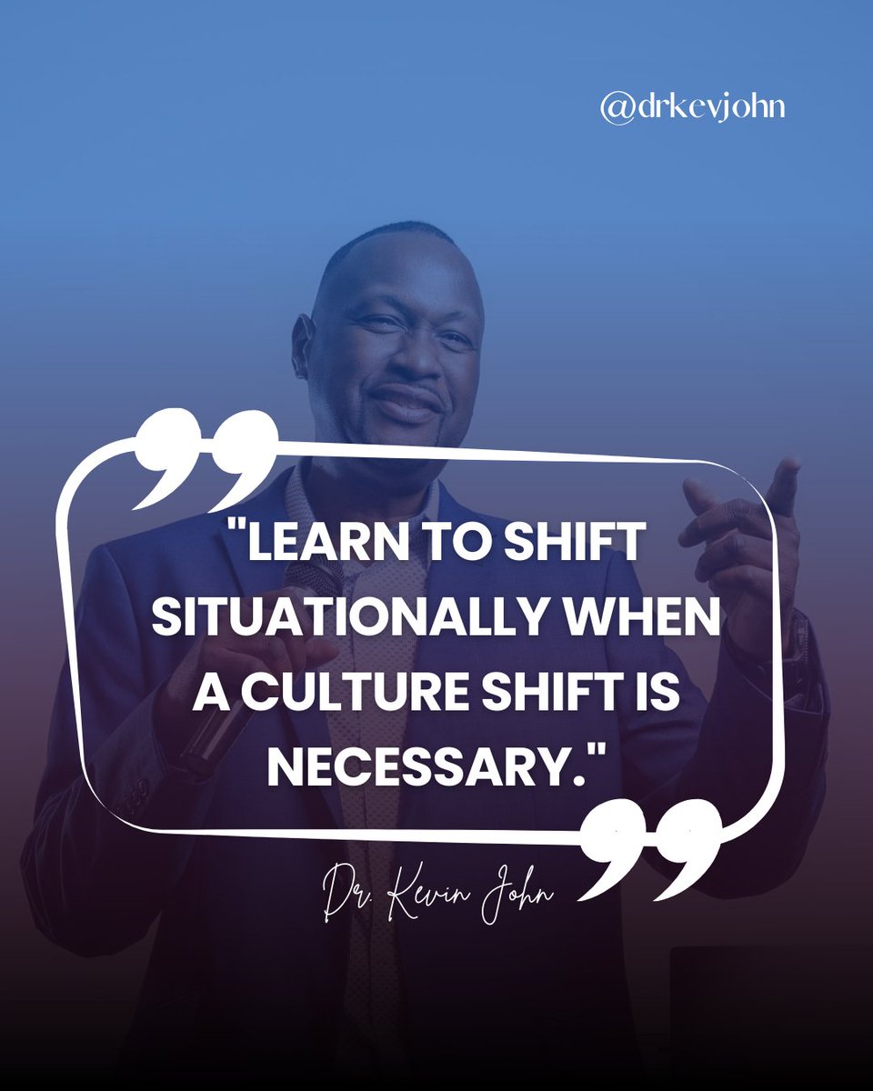 drkevjohn's tweet photo. Life is filled with twists, turns, and uncertainty. The ability to shift situationally sets successful people apart in any industry! Let's challenge ourselves to embrace adaptability, flexibility, willingness, and open-mindedness. #leadership #Leaders #flexibility #OpenMind https://t.co/uDRWpAyzL0