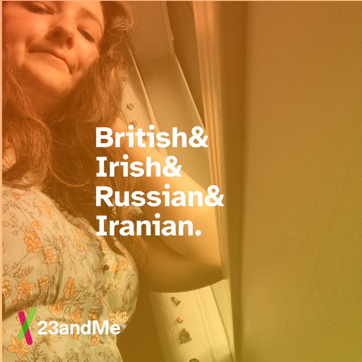 Having fun with the 23&amp;me page #23&amp;me #dna #british #irish #russian #iranian #easterneurope #mesopotamian #caucasian #european