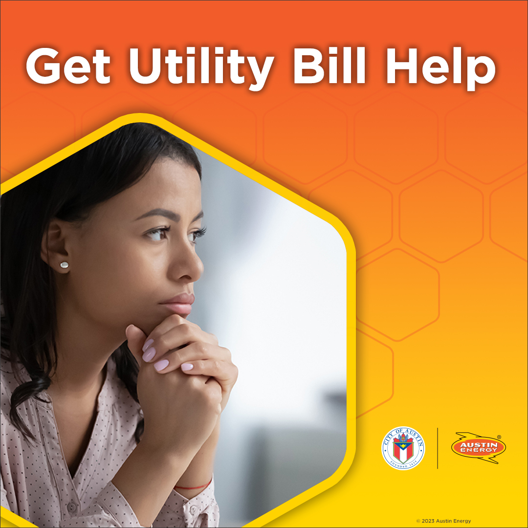 austinenergy's tweet image. Do you need help with your utility bill? The City of Austin's Customer Assistance Program offers:
- Utility bill discounts
- Emergency bill help
- Payment arrangements

Learn more at AustinBillHelp.com or call 512-494-9400.