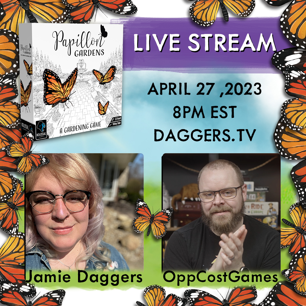 Kolossal Games (@kolossalgames) on Twitter photo 🦋TODAY! 🦋papillongardens.com
<a href="/jamie_daggers/">JamieDaggers is no longer on X ✌️</a> will be streaming Papillon Gardens tonight at 8PM EST with special guest James, from OppCostGames!
To watch live, or even rewatch after the stream be sure to visit daggers.tv 🌸 🦋TODAY! 🦋papillongardens.com
<a href="/jamie_daggers/">JamieDaggers is no longer on X ✌️</a> will be streaming Papillon Gardens tonight at 8PM EST with special guest James, from OppCostGames!
To watch live, or even rewatch after the stream be sure to visit daggers.tv 🌸