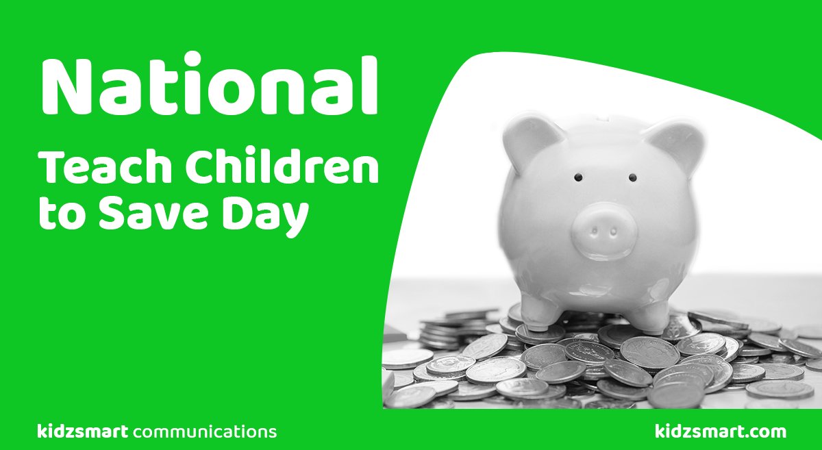 Kidzsmart's tweet photo. Happy Teach Children to Save Day! Today, let's empower our future generations with the knowledge and skills they need to build a solid financial foundation. #TeachChildrenToSaveDay #FinancialLiteracy #InvestInOurFuture https://t.co/9pMEboe36Z