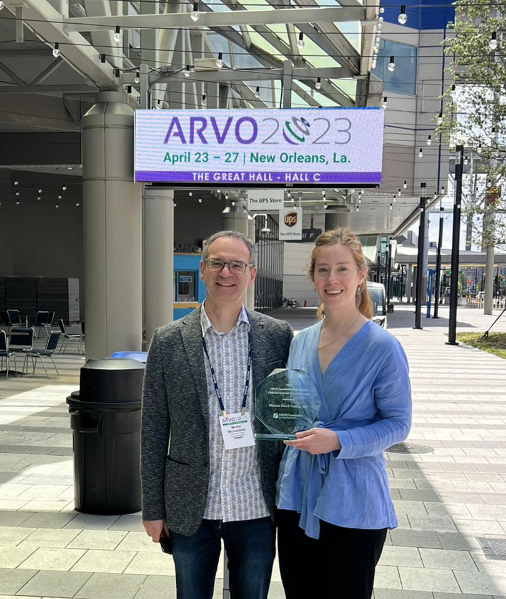 Congratulations to Moorfields clinical research fellow <a href="/MalenaDaich/">Malena Daich Varela</a> - winner of an #ARVO Foundation Early Career Clinician-Scientist Research Award! Malena was supported to present her work with an ARVO conference grant from us.
