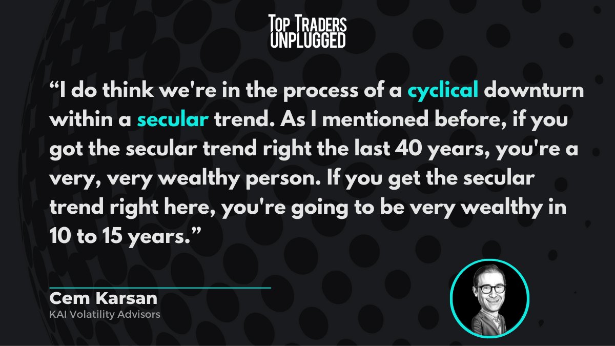 TopTradersLive's tweet photo. 🔄 Are we in a cyclical downtrend within a secular trend? @jam_croissant shares his perspective on the current state of the markets in our latest episode. Don't miss this enlightening conversation! 🎧 #CyclicalTrends #MarketAnalysis
👇👇👇👇👇
https://t.co/MUg7sXwfLW https://t.co/KsngrzPaSJ