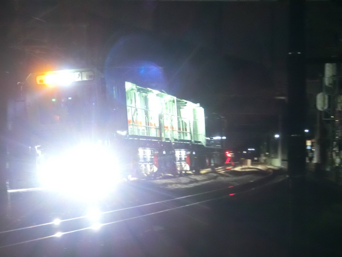 kaoruACocoarai3's tweet photo. RR16 M5B-54(東鉄5080) 回送+削正作業
レール削正現場初撮影。(イベント実演は除く)
2023.4/25 東北本線 久喜～新白岡
#東鉄工業 
#削正車 
#SPENO https://t.co/vvCNzThNA4