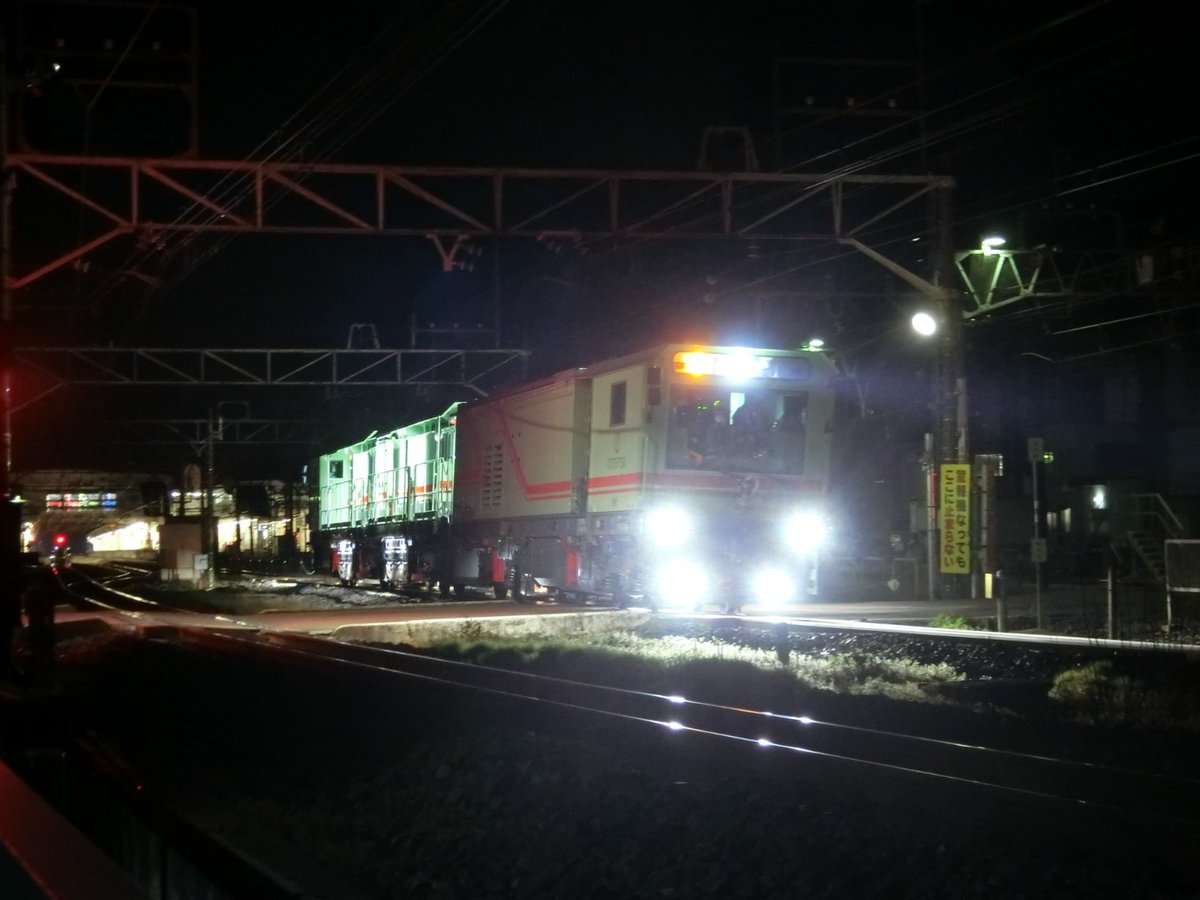 kaoruACocoarai3's tweet photo. RR16 M5B-54(東鉄5080) 回送+削正作業
レール削正現場初撮影。(イベント実演は除く)
2023.4/25 東北本線 久喜～新白岡
#東鉄工業 
#削正車 
#SPENO https://t.co/vvCNzThNA4