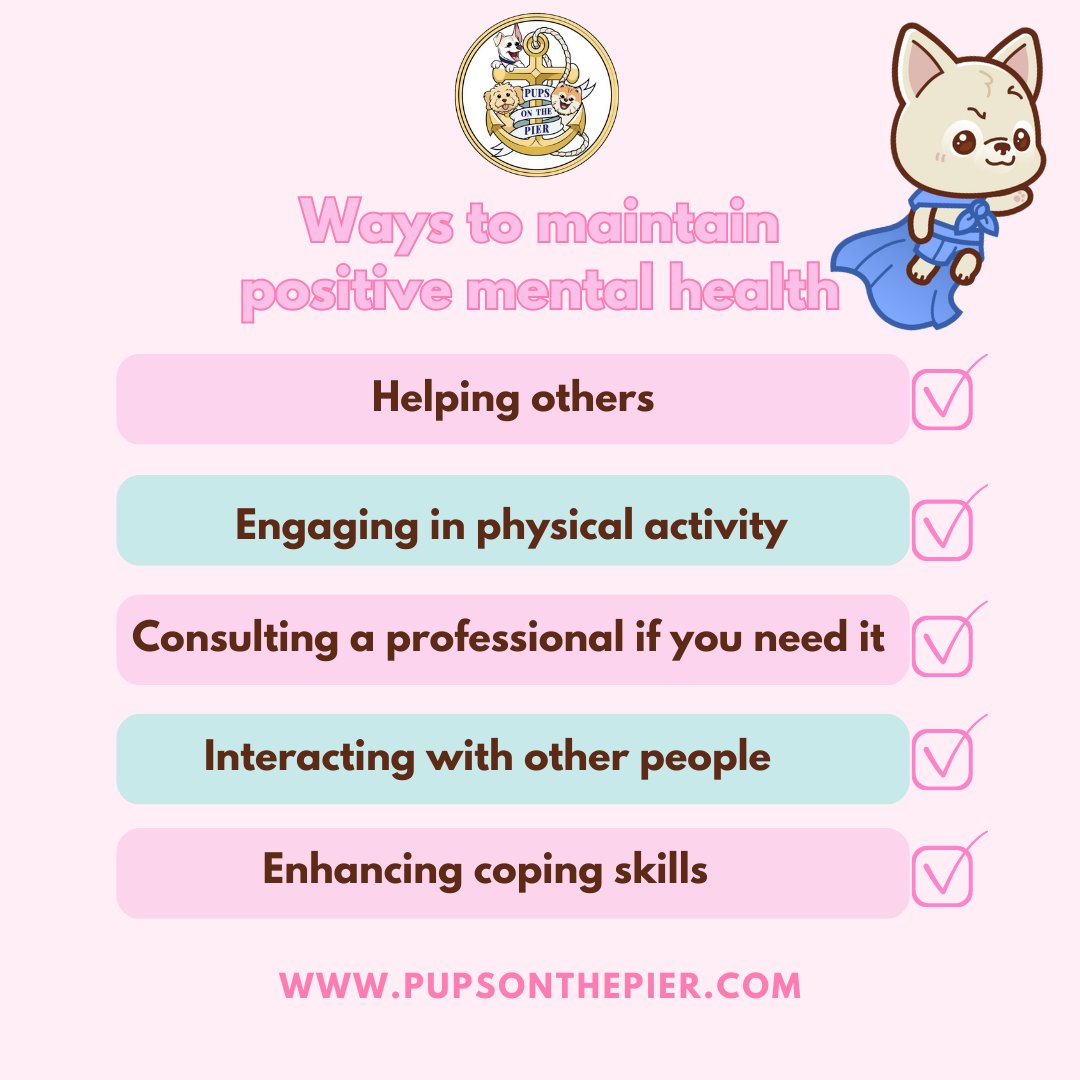 🌟 10 Simple Ways to Maintain Positive Mental Health 🌟

1️⃣ Practice self-compassion: Treat yourself with kindness, understanding, and forgiveness.
2️⃣ Connect with others: Build strong relationships, share experiences and emotions with friends and family.
3️⃣ Stay active: Exercise