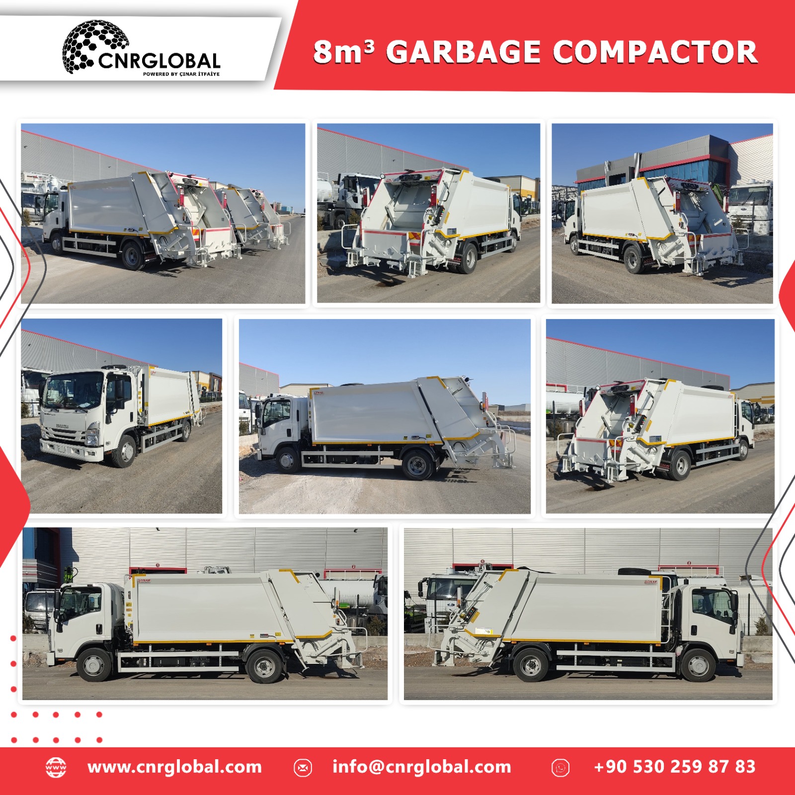 Cnr Global on Twitter "8 M3 GARBAGE COMPACTOR . . . . . . . . export