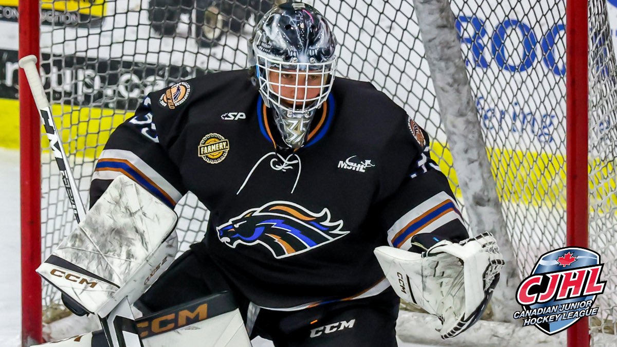 #MJHLNews | Congratulations to <a href="/SVStampeders/">Swan Valley Stampeders</a> G Kobe Grant who was named a finalist for the CJHL’s Top Goaltender Award.

📝 Read | mjhlhockey.ca/kobe-grant-nam…