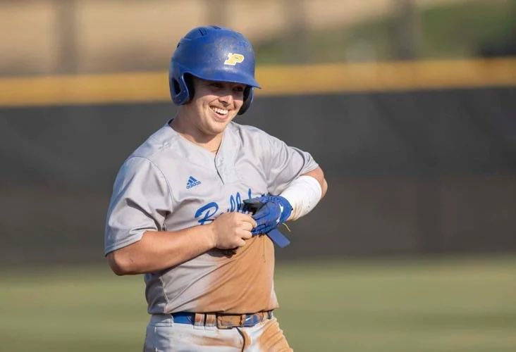 phsbaseball_16's tweet photo. This week we will take a look at @__Jackhayes__ &amp; the @PiedmontHS ⚾️ career records he has broken this season and last:
Games played- 196 (passing @_THAYES )
At Bats- 552 (passing T Hayes)
Hits- 221 (Broke in ‘22)
Doubles- 55 ( passing @Eastonkirk9 )
RBI’s- 217 (Broke ‘22) https://t.co/fZJLFeYgv2
