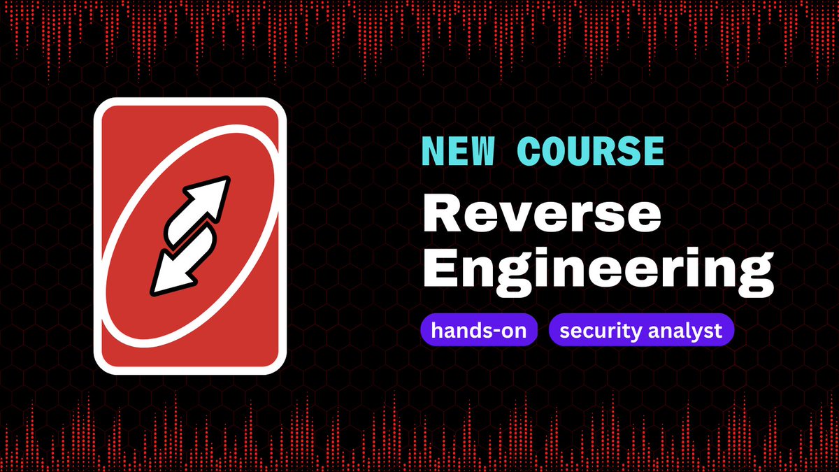LetsDefendIO's tweet photo. 🔵 Reverse Engineering

🔗https://t.co/GC0k9qeRkP

⚡️ Introduction
⚡️ Reverse Engineering Basics
⚡️ Basic Concepts
⚡️ Memory Layout
⚡️ Sample C Program
⚡️ C Binary Decompiling with Ghidra

Sign up (for free) and learn 🚀 https://t.co/TFoGlbMFTi