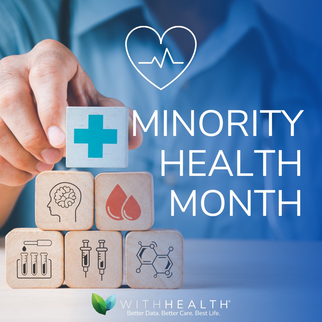 WithHealth_Inc's tweet photo. As we observe National Minority Health Month, let's take a moment to recognize the challenges that minority communities face in accessing quality healthcare. Let's continue to advocate for policies and initiatives that promote health equity for all. https://t.co/tX6pg6TPzd