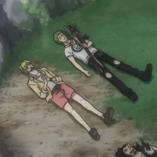 ichigoginchan's tweet photo. zoro and sanji sleeping next to each other is one of my fav genres of zosan https://t.co/Qg6yYrMal4