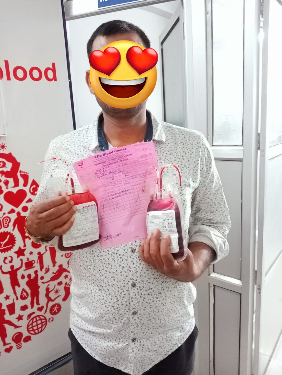 B4Deo's tweet photo. #मुजफ्फरपुर #Apr27 आज @adultbanker जी (जिनका प्रथम वार्षिकोत्सव भी है) की भार्या अर्पणा(28) को डिलीवरी केस में 2 यूनिट रक्त की जरूरत थी, #संतोष जी के माध्यम से उन्हे दिलाया गया। संतोष जी का कोटिश: आभार।
उन्हे पुत्र रत्न की प्राप्ति हुई। #B4Deo की और नन्हे मेहमान का स्वागत है।😍❤️ https://t.co/LS4SAIfU9j