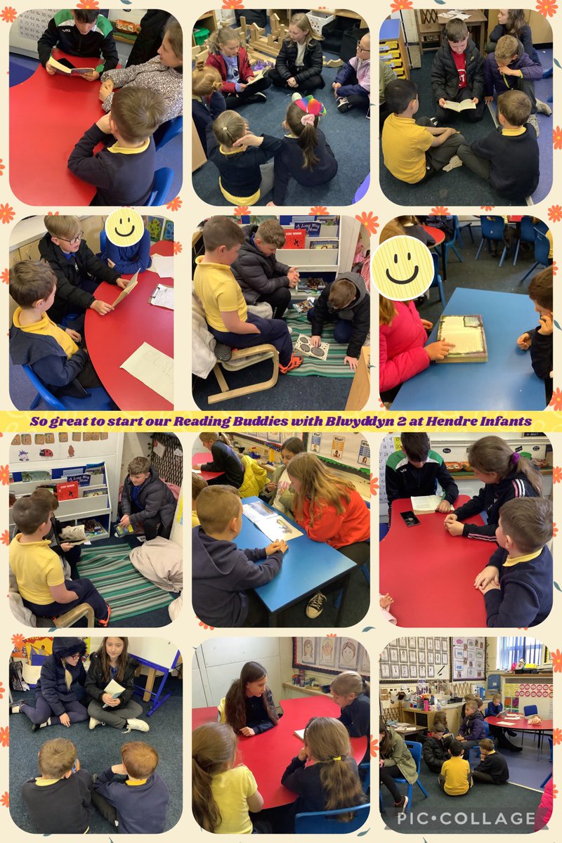 So lovely for Dosbarth Saturn to start Reading Buddies with Y2 at <a href="/HendreInfants/">Hendre Infants</a> 🤩