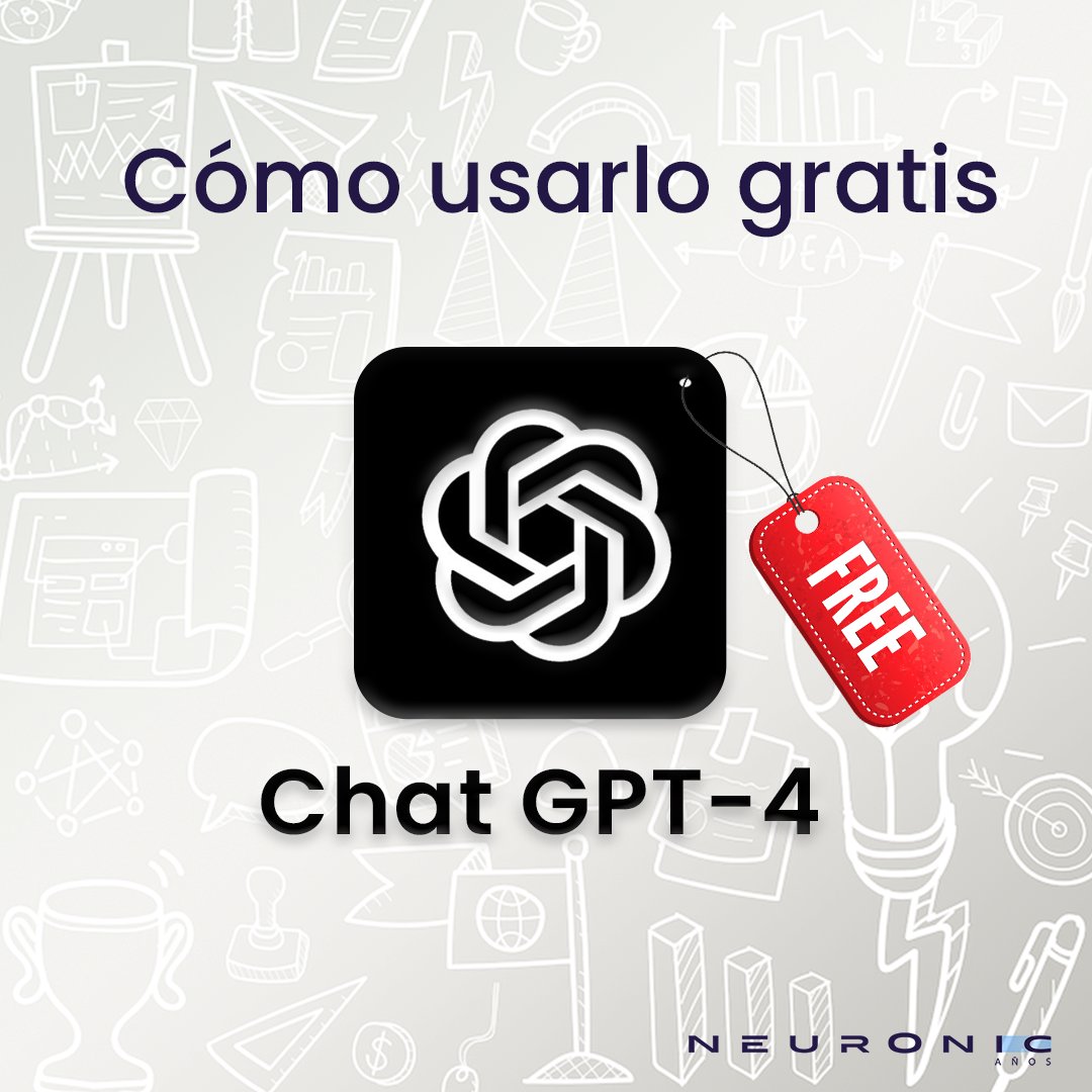 neuronicti's tweet photo. ¡Gran noticia! Ahora podés usar GPT-4 gratis en #BingChat, #HuggingFace, #Orash y #Poe
Recuerden que algunas de estas alternativas tienen límites de uso, así que asegúrense de revisar las condiciones de cada plataforma. 💻🚀
#GPT4 #ChatGPTPlus #IA #Chatbot #NLP #Tecnología https://t.co/Ccpy9qvZgf