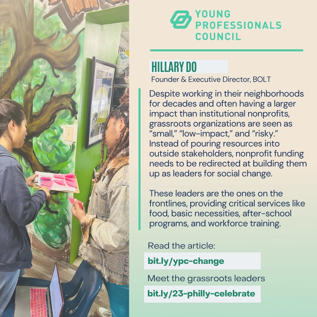 ⚡️ Meet some of the grassroots leaders we have the honor of being able to work on with on Saturday, June 10th: bit.ly/23-philly-cele…

(If cost is a barrier to attending, please email us at hello@phillybolt.org for discounted tickets!)