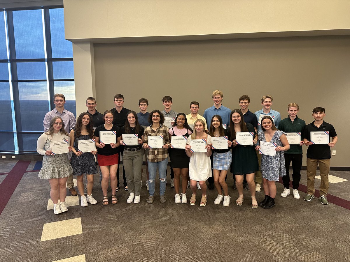 CHSpatriotsAD's tweet photo. Congratulations to our ⁦@CHSCakeEaters⁩ who were recognized at the Bismarck QB Club Banquet last night! #rollpats https://t.co/2PtJWbopSR