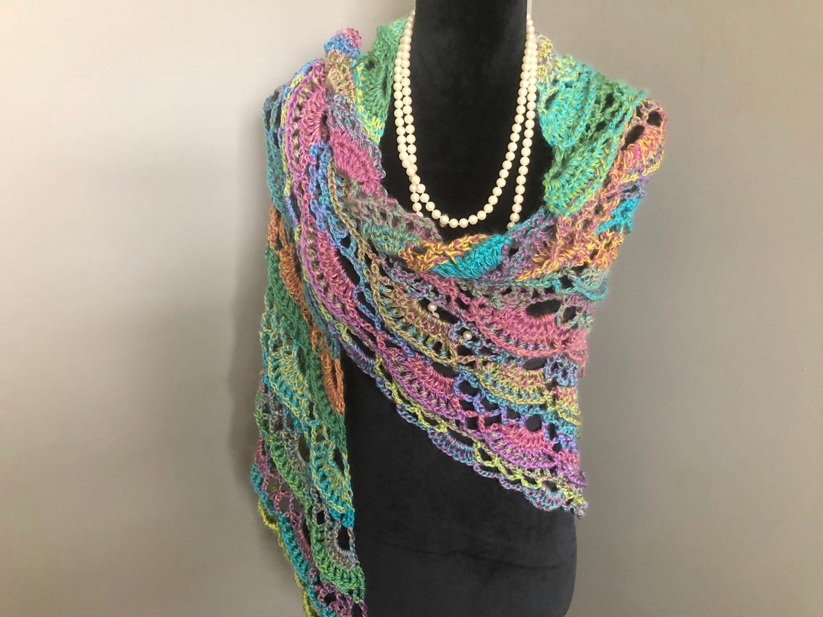 chestnutcrochet's tweet photo. https://t.co/naYmtgt4oZ
Sharing from my #etsy shop: Multi Color Crocheted Virus Shawl, Pastel Rainbow Shawl, Mothers Day Gift, Triangle Wrap, Valentine Gift, Handmade Gift for Her https://t.co/4CVEoqdNWV #rainbow #allseasons #formalevent #multicolorshawl https://t.co/TADiy9MQn7