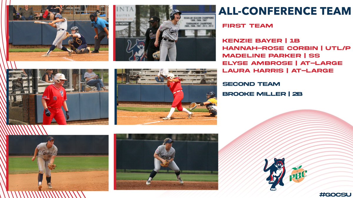 ‼️Congratulations to our softball players who were selected for the 2023 All-Conference Teams‼️ 

#GoCSU🐾