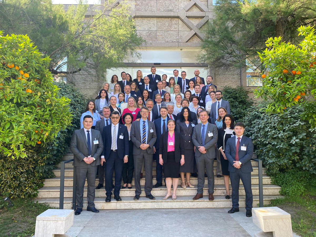 ICMPDinEECA's tweet photo. The Prague Process Senior Officials' Meeting kicked off in Lisbon 🇵🇹  to discuss the way forward for implementing priorities and actions outlined in the two Ministerial documents - the Ministerial Declaration and #PragueProcess Action Plan 2023-27 adopted on 10/2022
#migration https://t.co/VRaG75NW46
