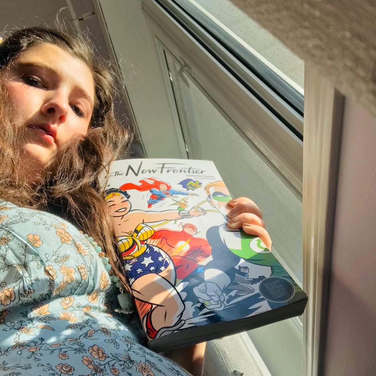 Comic fun #selfies #comic #dc #dcblacklabel #comics #superman #wonderwoman