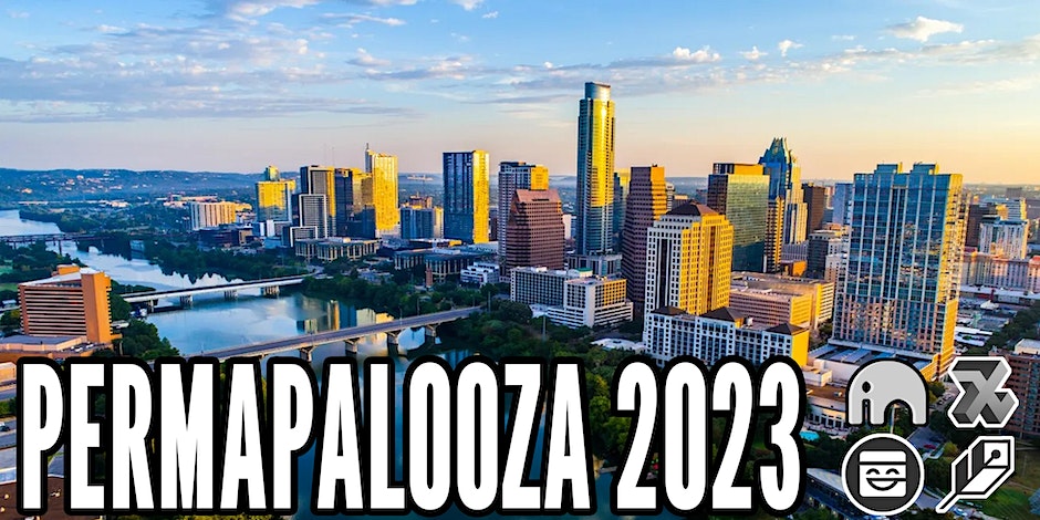 networkyco's tweet photo. 1/3 🧵 Don't miss Permapalooza 2023! Join us on April 28 from 2:00 pm to 6:00 pm CST for a day of web3 and digital permanence. 
RSVP now: https://t.co/z7c5OuGHlJ 🎉🌟🎉 https://t.co/Clw5skxef0