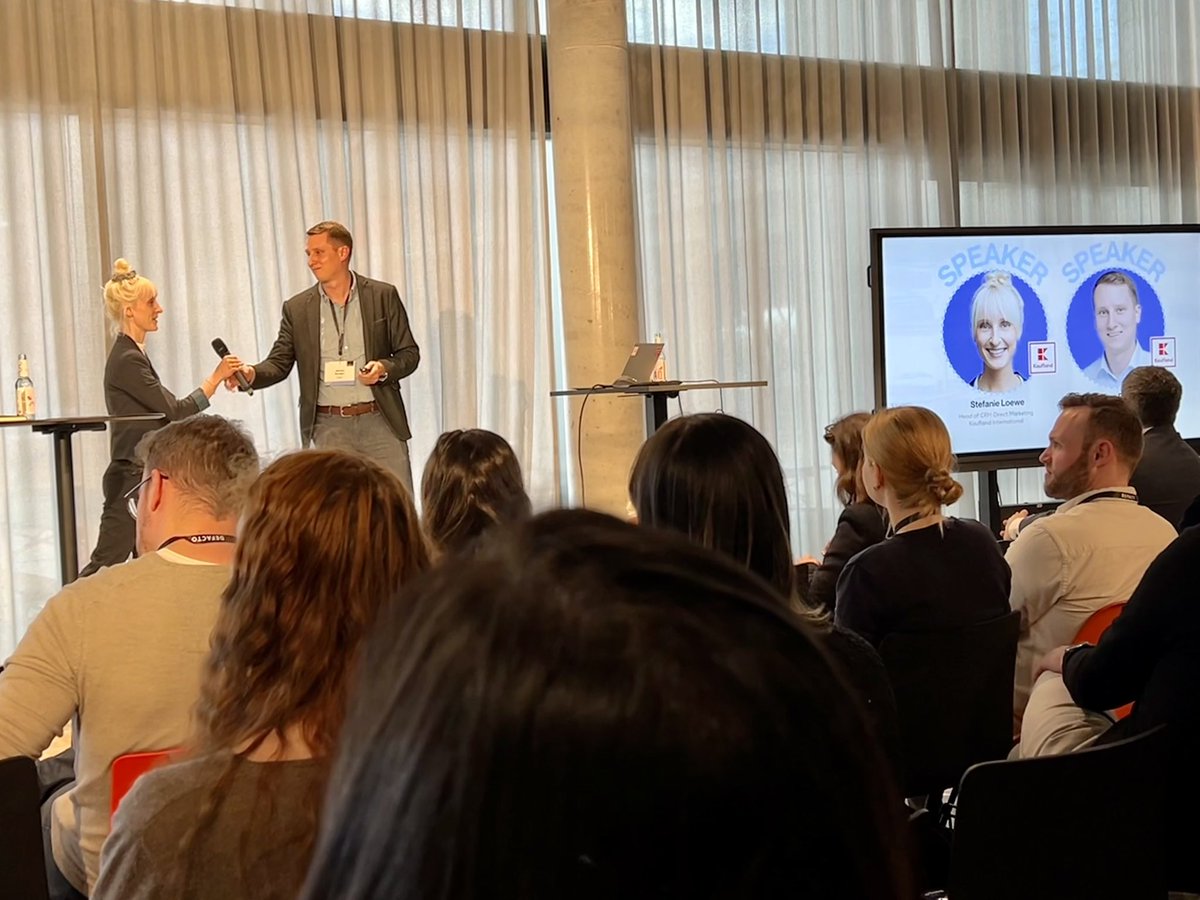 Zum Abschluss zeigen Stefanie Loewe und Johannes Baumgart von <a href="/kaufland/">Kaufland</a> and Insights zur Kaufland Card und Personalisierung in Direktmarketing #LD23
