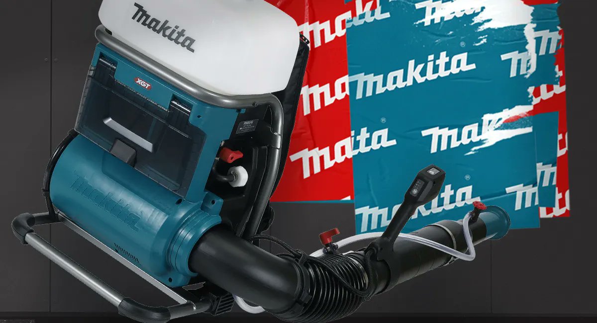 MakitaUK's tweet photo. You get the gist, let’s blow some mist! 💨
The new 40Vmax XGT BL Backpack Mist Blower features a maximum spray distance up to 14m!
Product code: https://t.co/iLrfPY3MDn
#makitauk #makitatools #powertools #mistblower #makita #backpack https://t.co/PoMAItbCFH