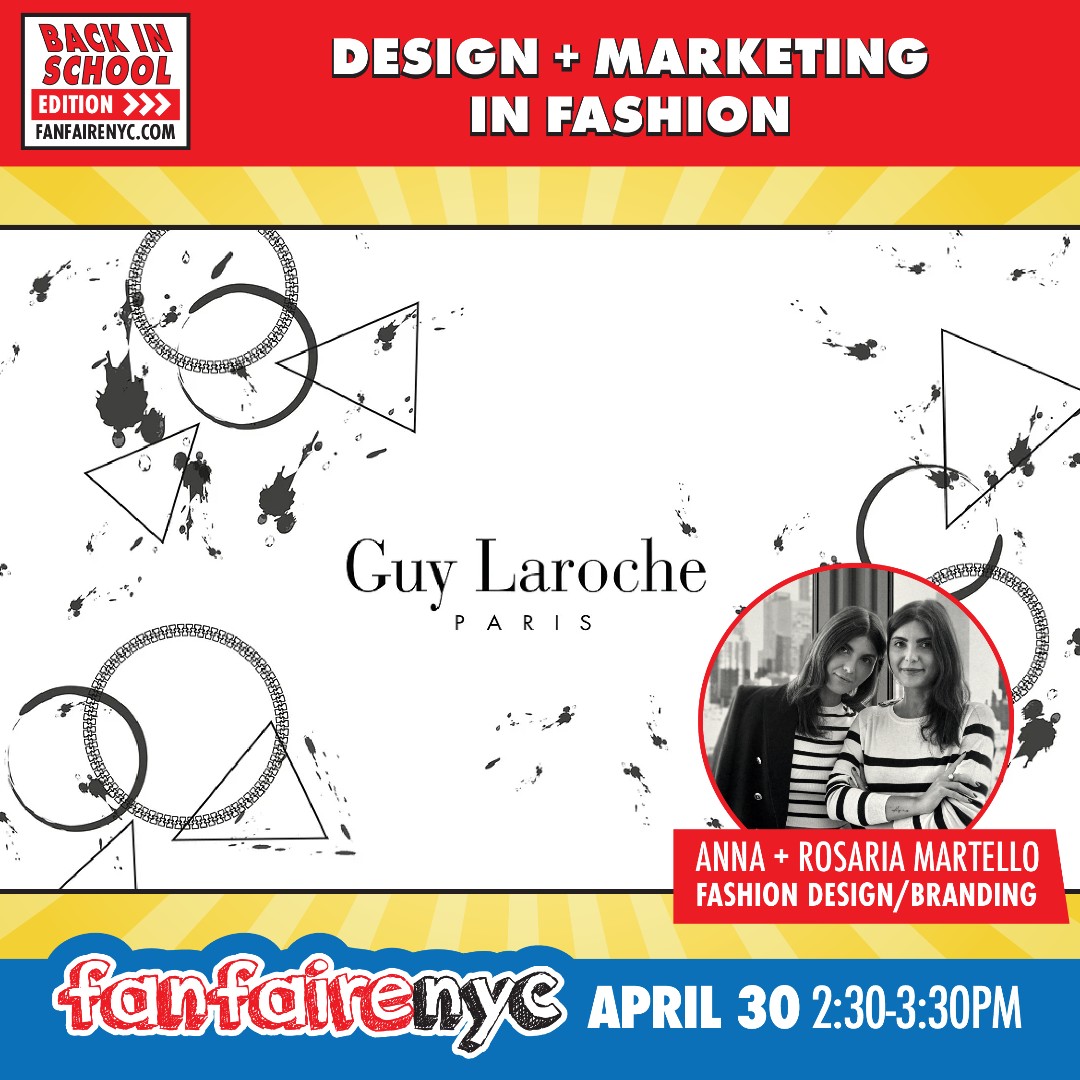 fanfairenyc's tweet photo. Les Marteau combines design + fashion to provide high-profile clients with elegant design + marketing for their brands. Don't miss this!

#fanfairenyc2023 - April 29-30 #Fanfaire #comics #comiccon #comicart #comicsartist #artanddesignhs #cosplay #artistalley #nycc #graffarts https://t.co/Kb2AdWPU7V