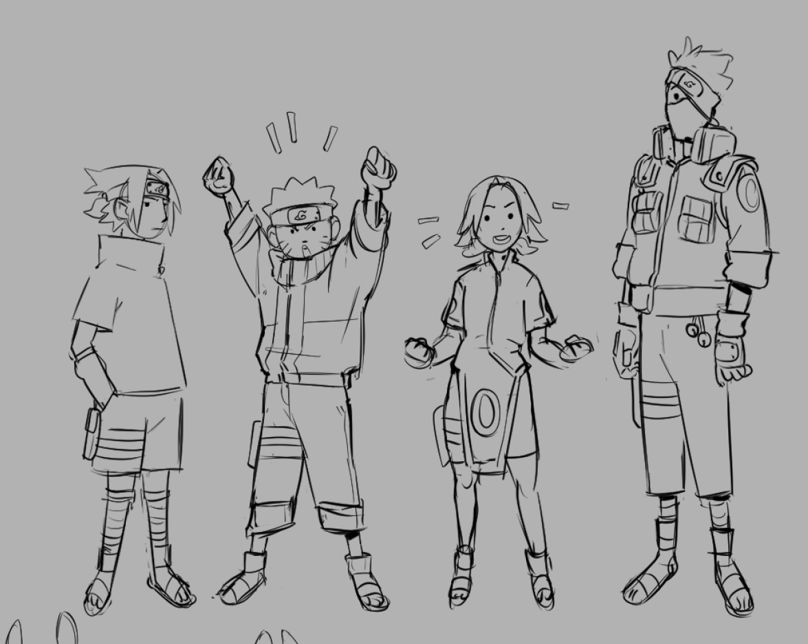 i think when i was 13 i subconsciously traded a working short-term memory for the ability to draw naruto characters without reference