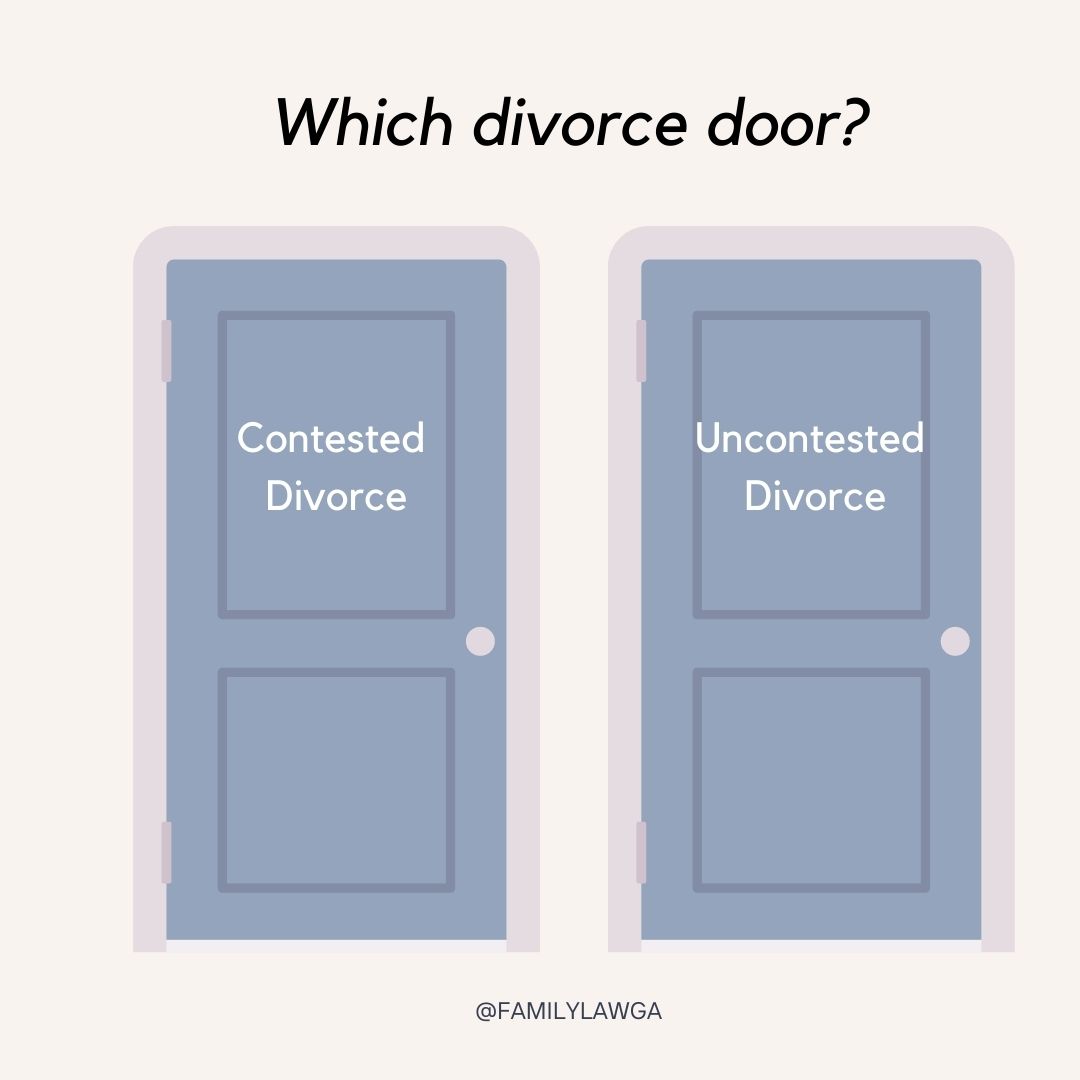 If you have more questions about what divorce door is right for you, contact us to schedule a consultation. One of our experienced lawyers can help you choose what is best.
.
.
.
.
#uncontesteddivorce #contesteddivorce #divorce #familylaw #divorcelawyer #consultation