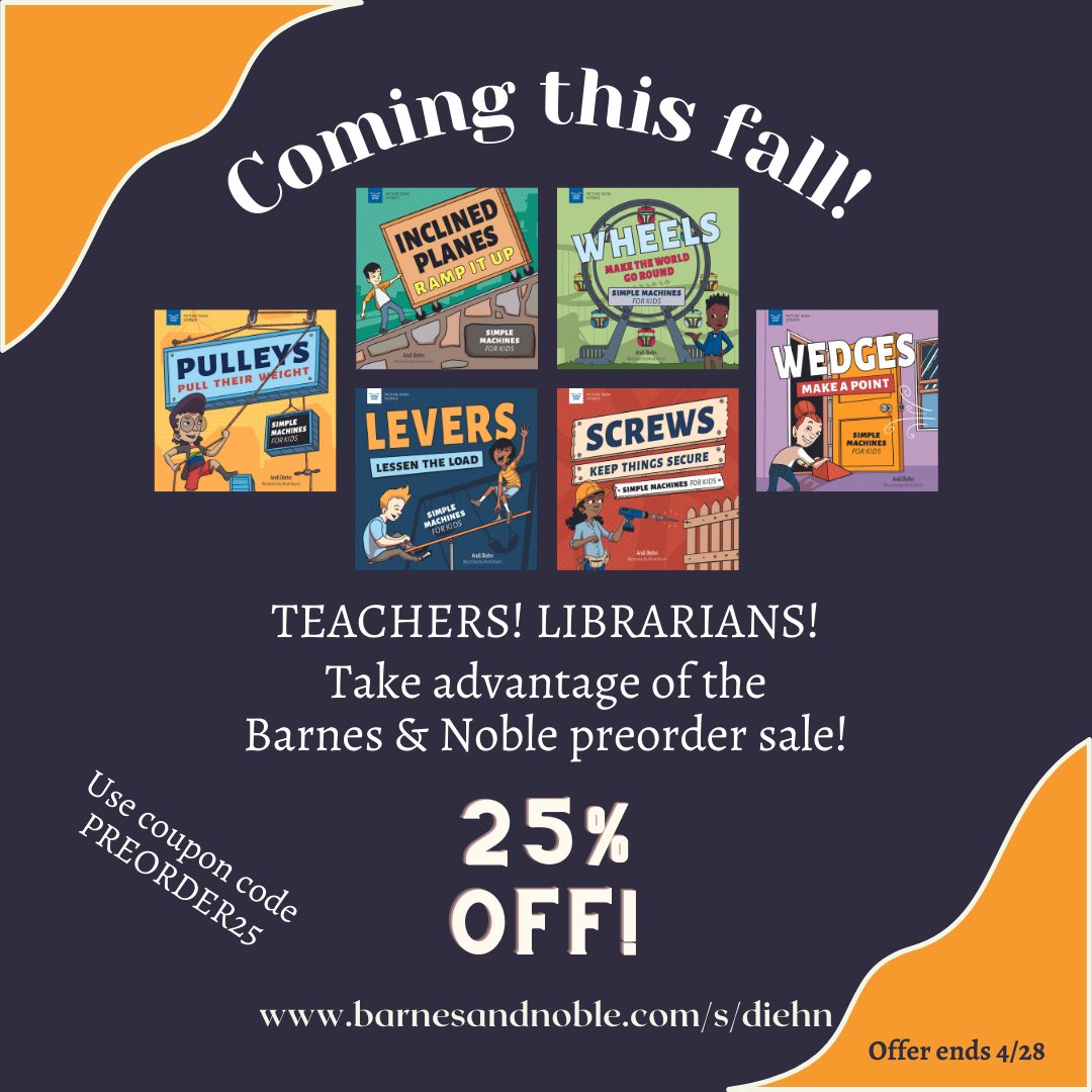 My next set of books! Coming in the fall! On preorder sale!

#classroom #teachers #librarians #STEM