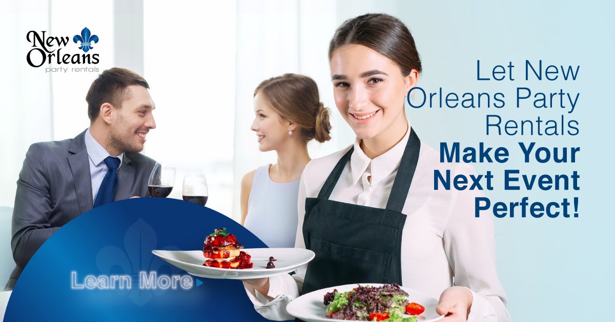 Why should you choose New Orleans Party Rentals? We offer worry free services, including delivery, setup and pickup! Trust us to make your next large gathering a night to remember. Call today to speak to a specialist! neworleanspartyrentals.com