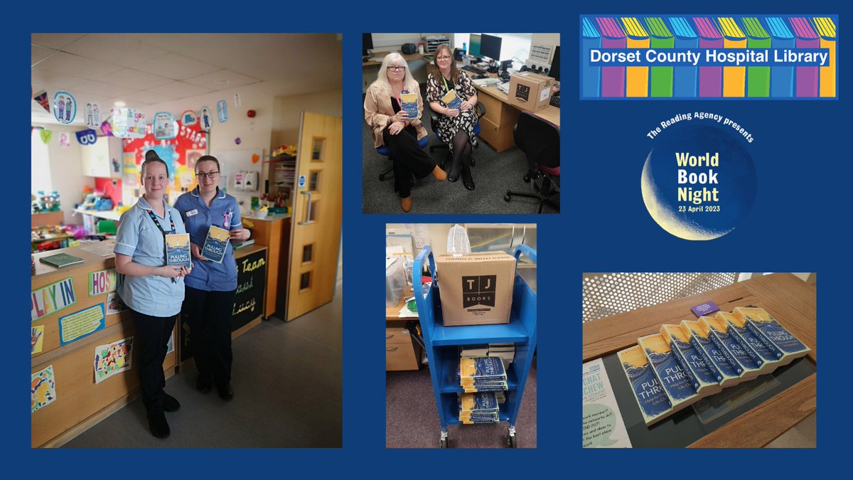 DCHFT_Library's tweet image. We&apos;ve been on our delivery rounds across @DCHFT 
again as we gave out more copies of @BooksCanHelp &apos;Pulling Through&apos; to our renal, paediatric and chaplaincy teams. #TeamDCH #WorldBookNight