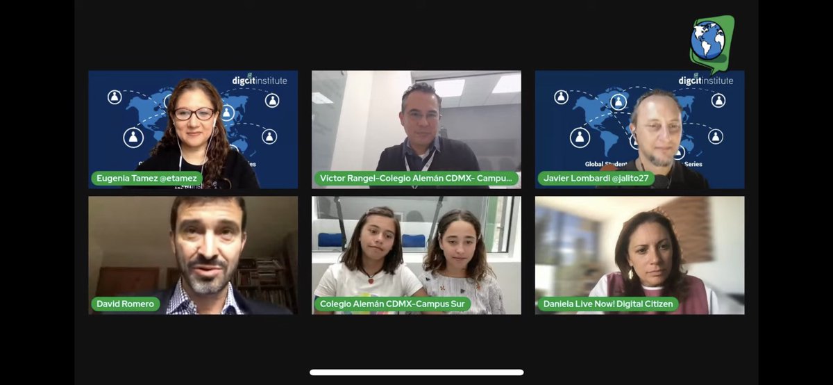 Participación del <a href="/colegio_aleman/">Colegio Alemán Alexander von Humboldt, A.C.</a> en #digitalcitizenshipinstitute. 👏👏👏